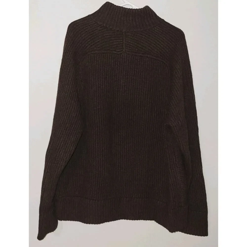 Banana Republic Mens Italian WoolBlend MockNeck Sweater Xl Extra Large